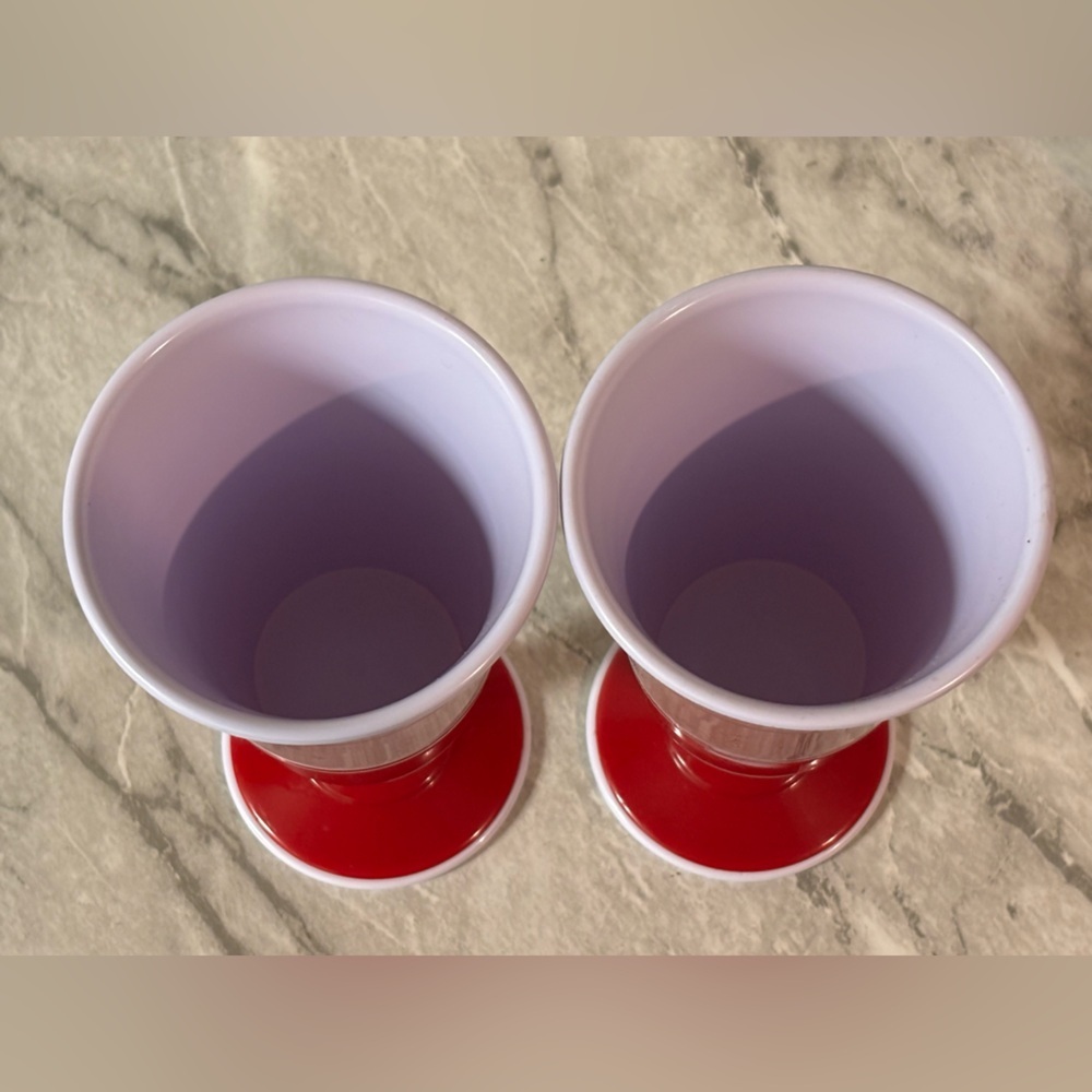 Red cup living 14oz Reusable Plastic Wine Cup | Durable & Unbreakable, BPA Free - Picture 2 of 6